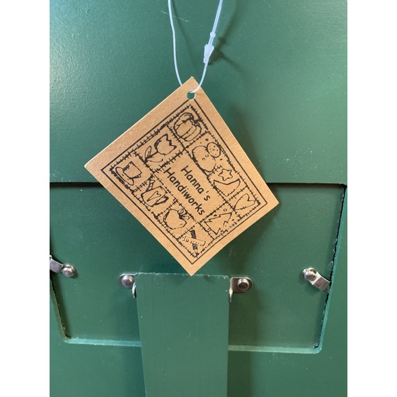 Happy Holidays Santa Photo Frame 8x8" Holds 4x6"Picture Country Farm Christmas - Picture 4 of 10